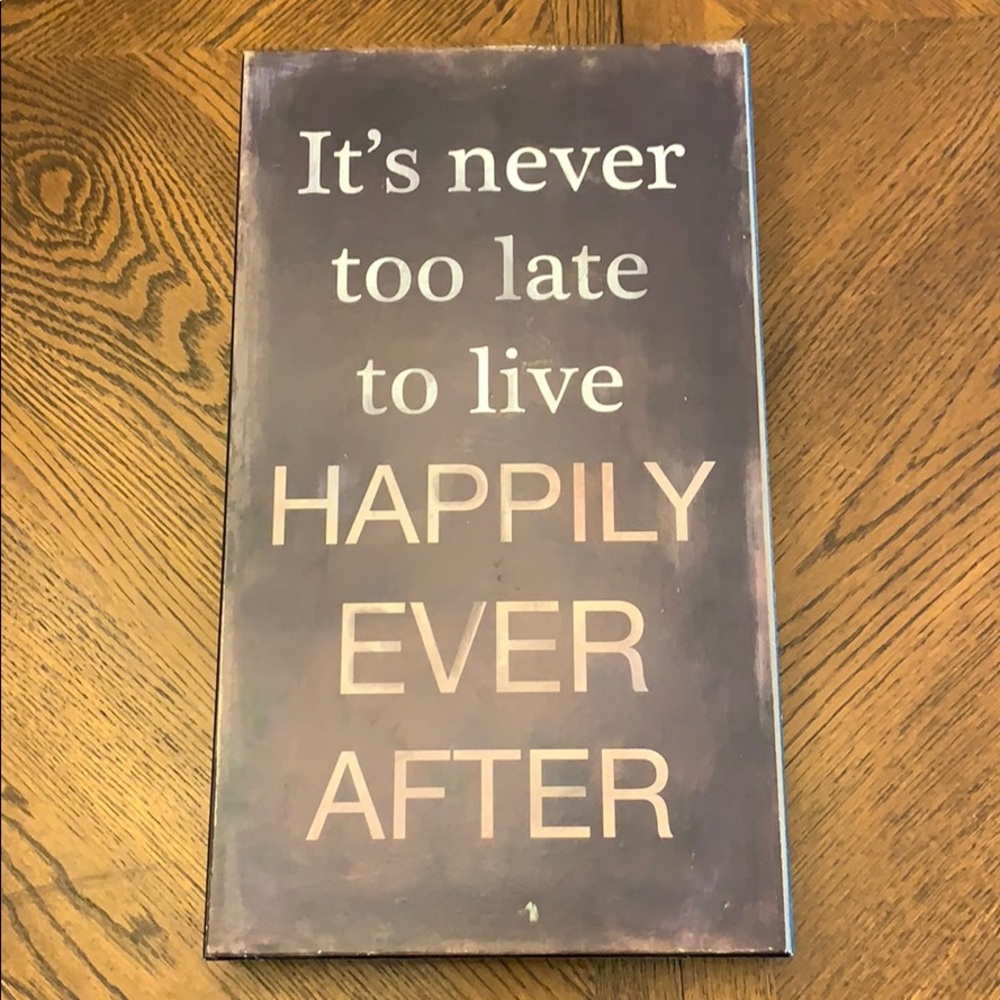Happily ever after wall art